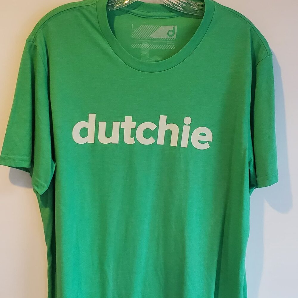 Dutchie Green Logo Graphic T-Shirt Men’s Large